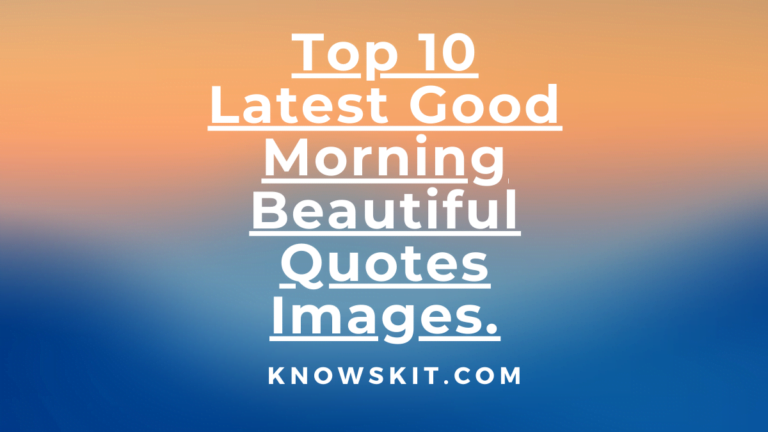 Transform Your Mornings: 10 Uplifting Good Morning Beautiful Quotes for Positivity & Connection