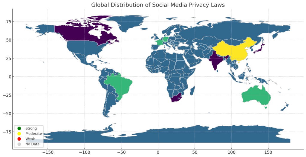 Глобальные законы о конфиденциальности в социальных сетях
