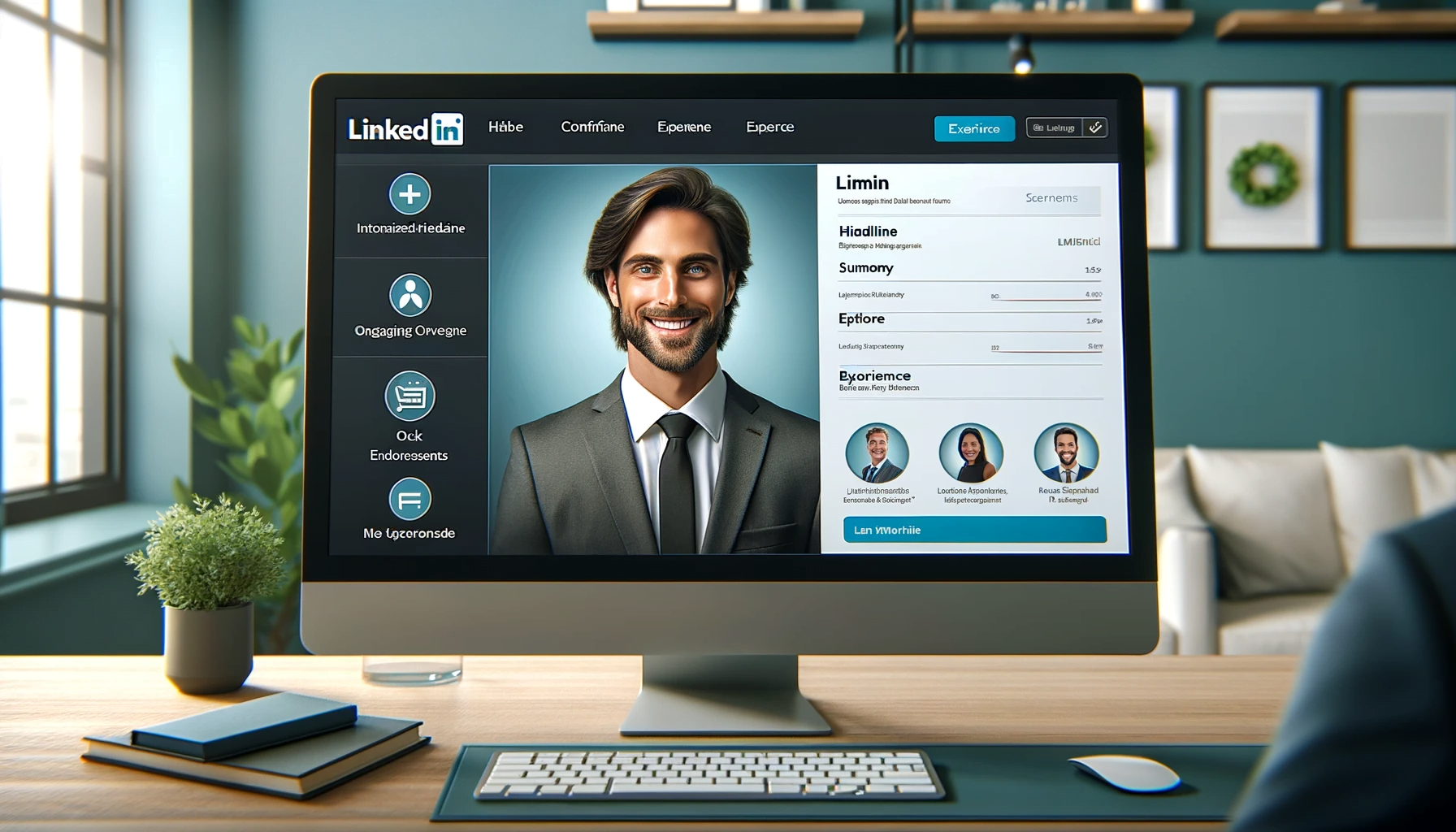 Optimizing LinkedIn Profiles for Professional Growth: Optimized LinkedIn Profile with Clear Headline and Professional Photo