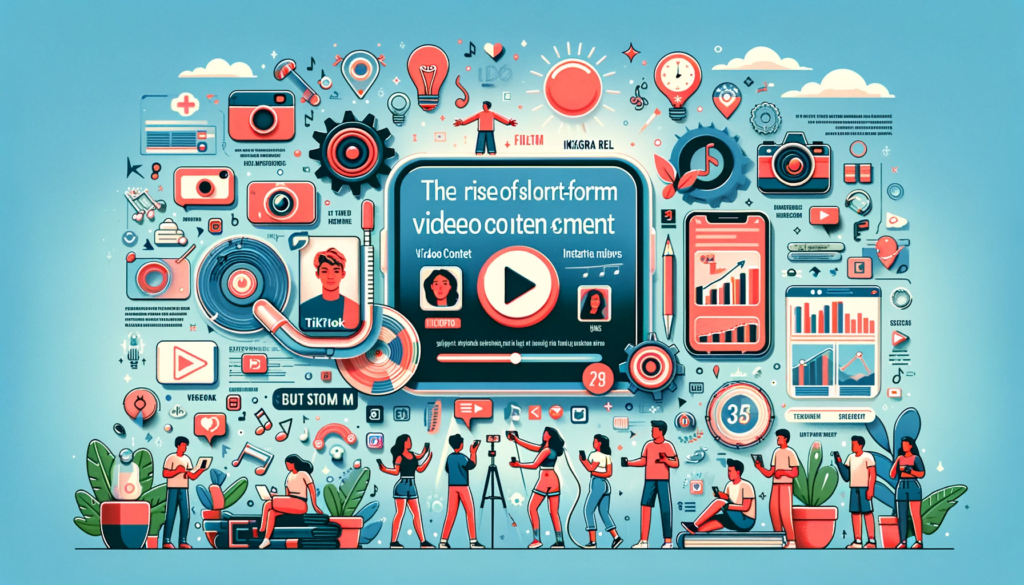 Short-form video content trend in social media, featuring TikTok and Instagram Reels.