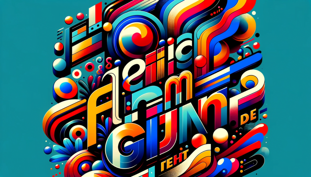 Bold typography and vibrant colors in 2024's social media graphic trends." Title: "Expressive Typography Meets Vibrant Colors