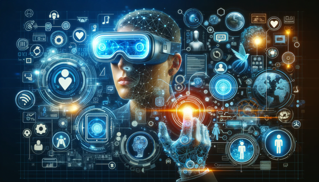 Futuristic integration of AR, VR, and AI in social media